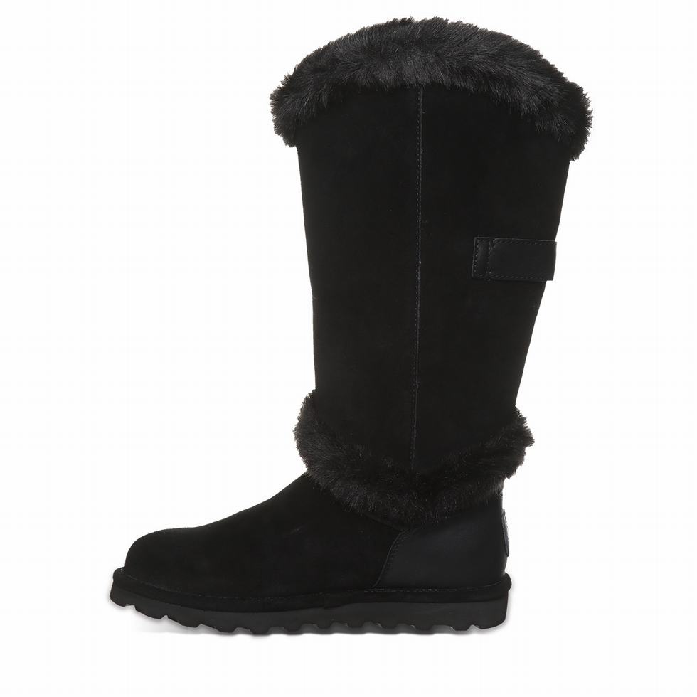 Women Bearpaw Sheilah Boots Black | EVM3025WA