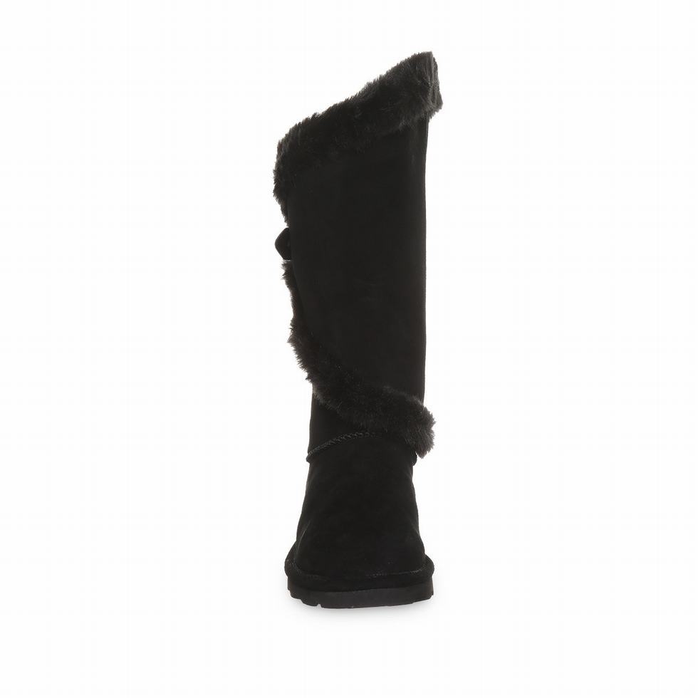 Women Bearpaw Sheilah Boots Black | EVM3025WA