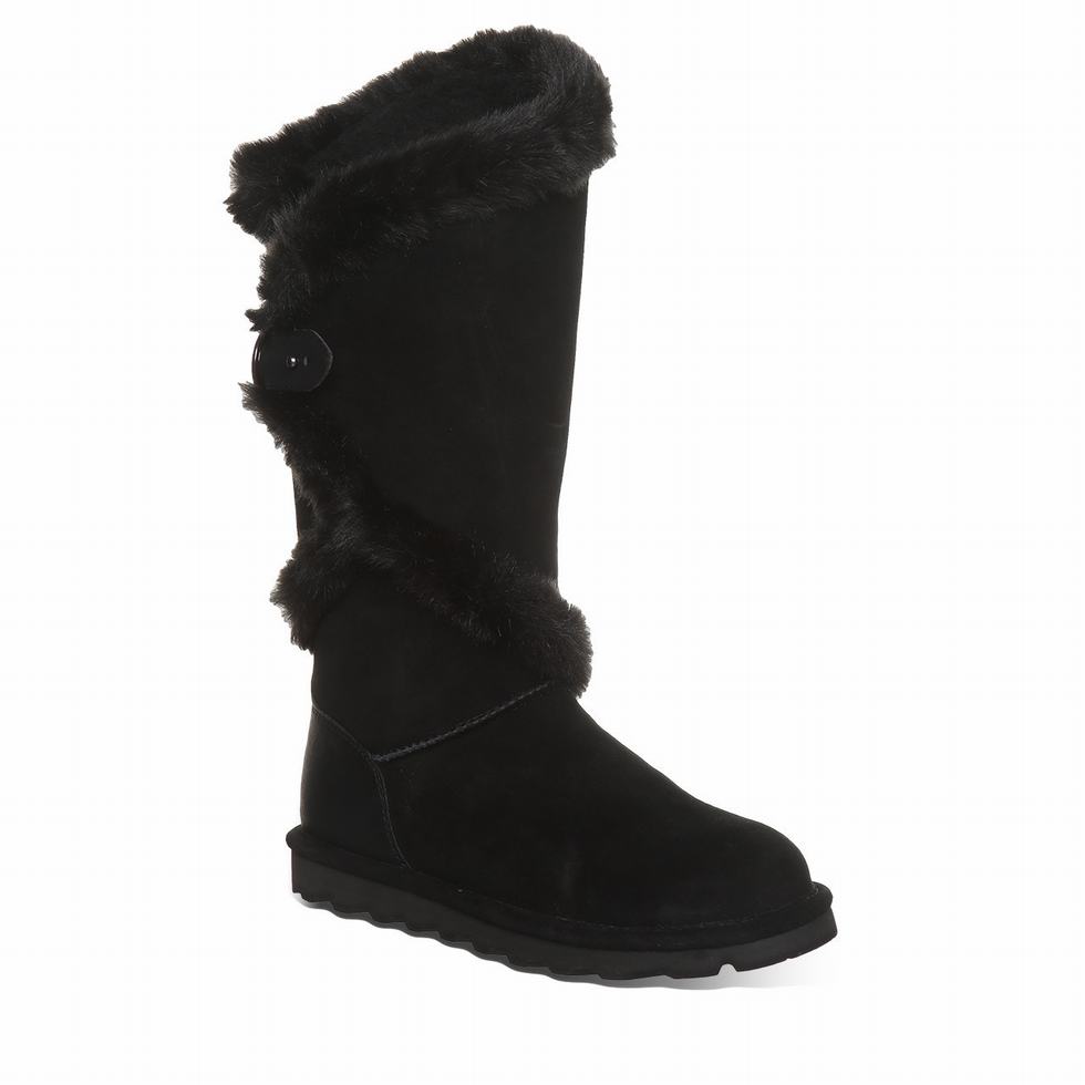 Women Bearpaw Sheilah Boots Black | EVM3025WA