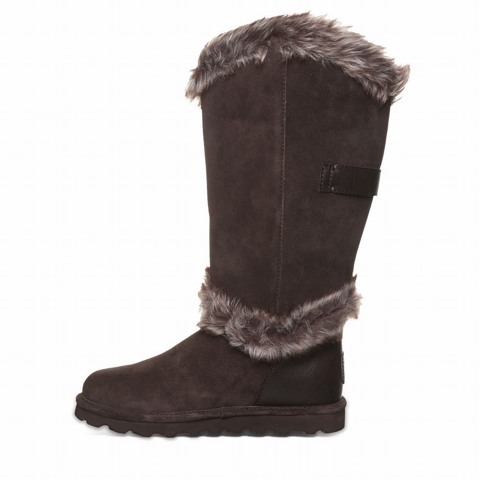 Women Bearpaw Sheilah Boots Brown | HPJ4280PU