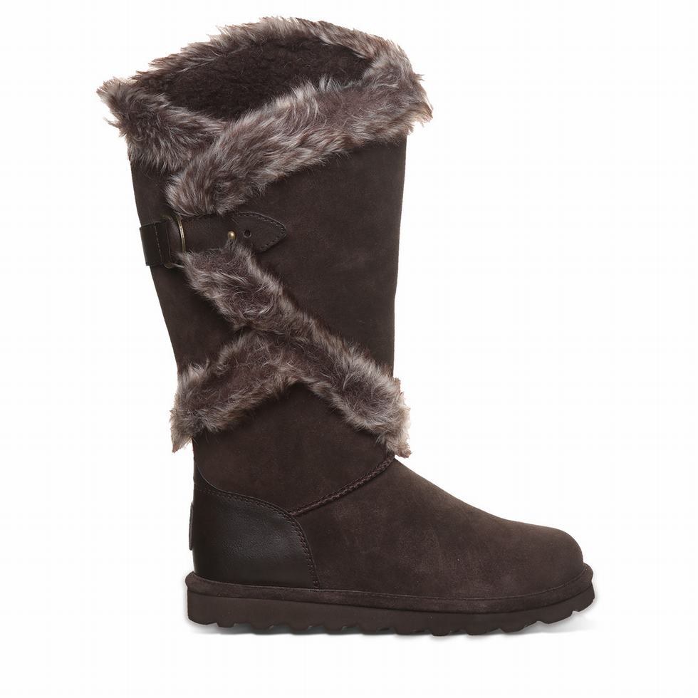 Women Bearpaw Sheilah Boots Brown | HPJ4280PU