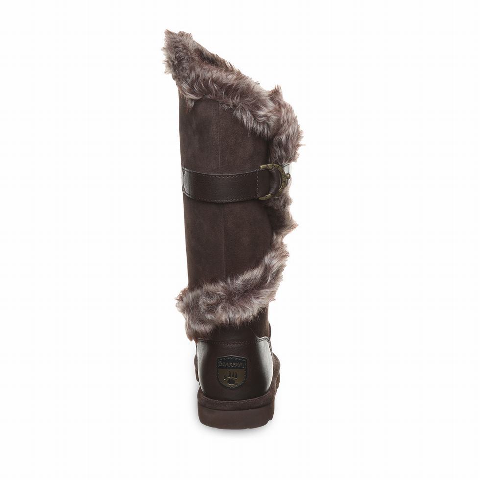 Women Bearpaw Sheilah Boots Brown | HPJ4280PU