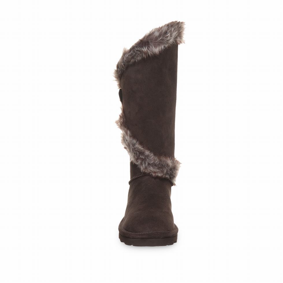 Women Bearpaw Sheilah Boots Brown | HPJ4280PU