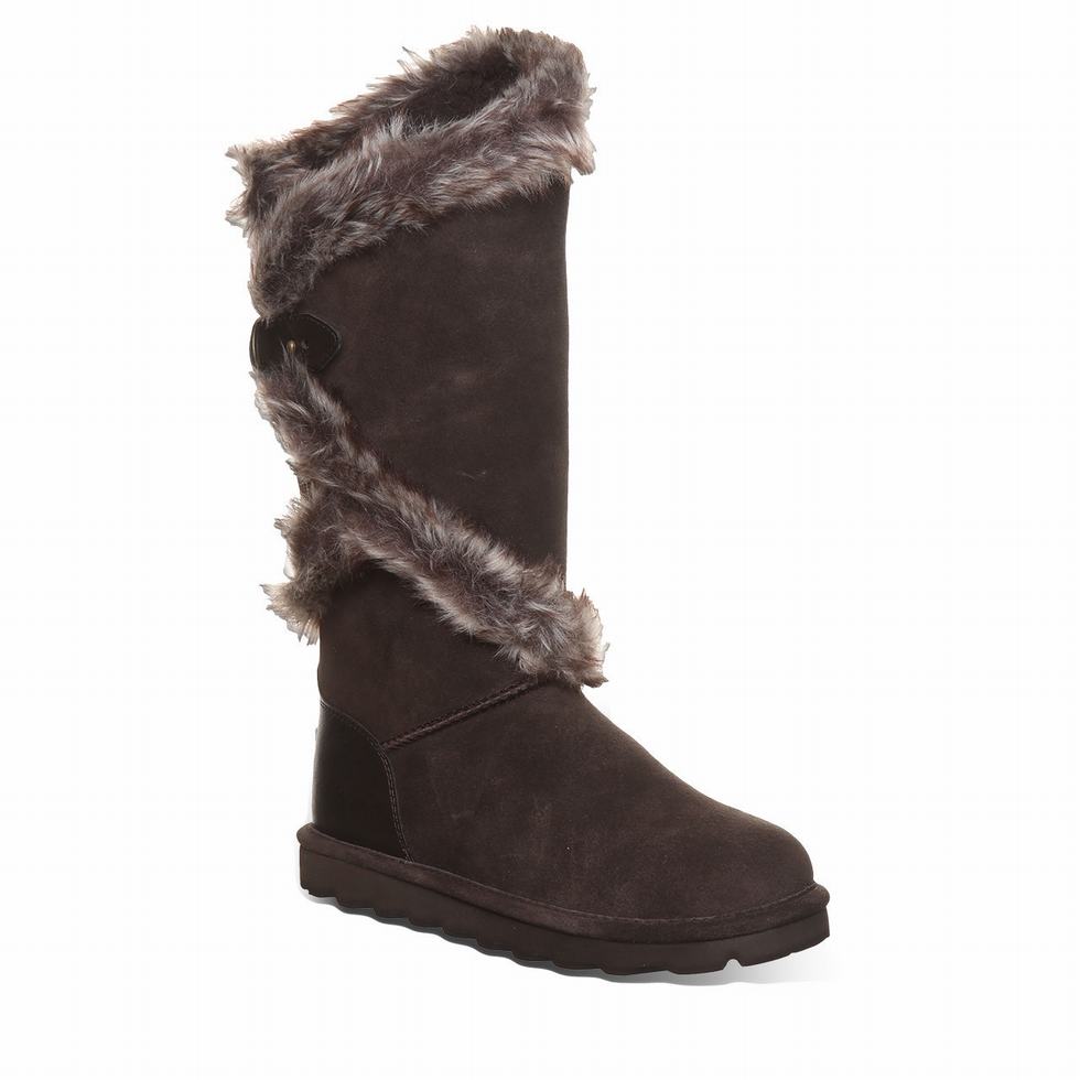 Women Bearpaw Sheilah Boots Brown | HPJ4280PU