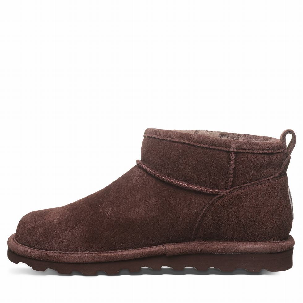 Women Bearpaw Shorty Ankle Boots Brown | ZBR3272DQ