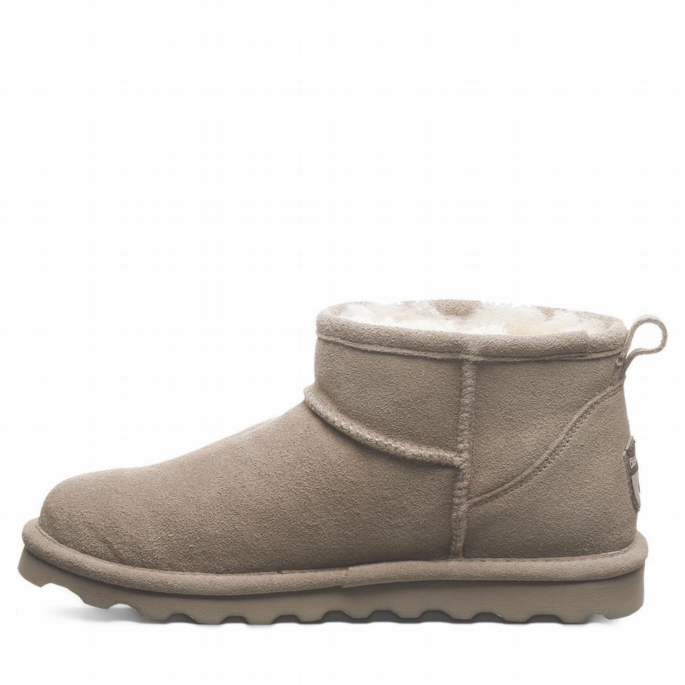 Women Bearpaw Shorty Ankle Boots Brown | PIJ4847LZ