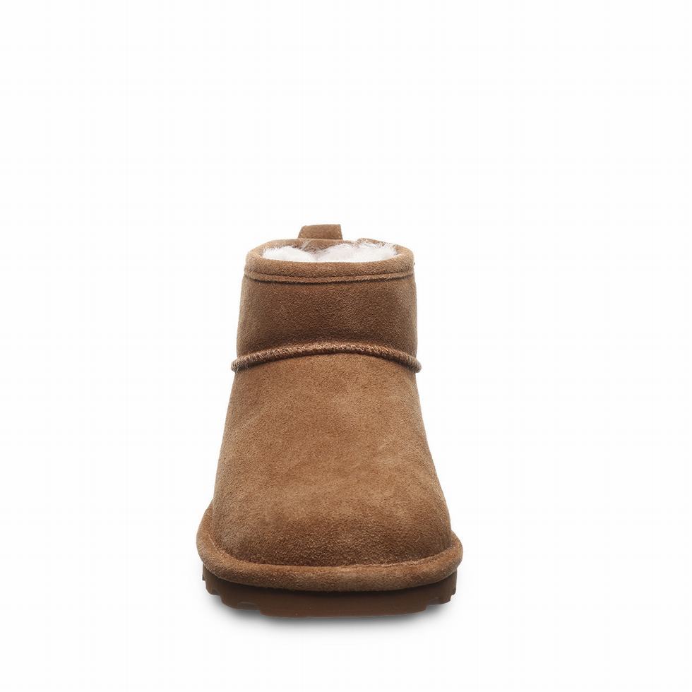 Women Bearpaw Shorty Ankle Boots Brown | WEM6264BD