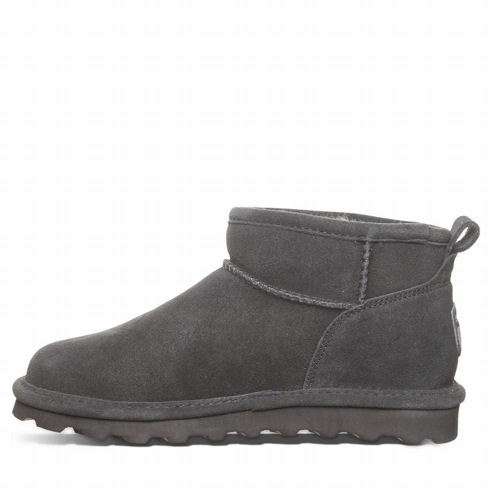 Women Bearpaw Shorty Ankle Boots Grey | CLX5348GV