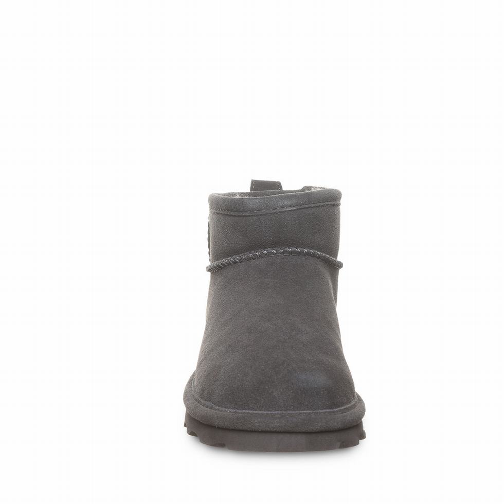 Women Bearpaw Shorty Ankle Boots Grey | CLX5348GV