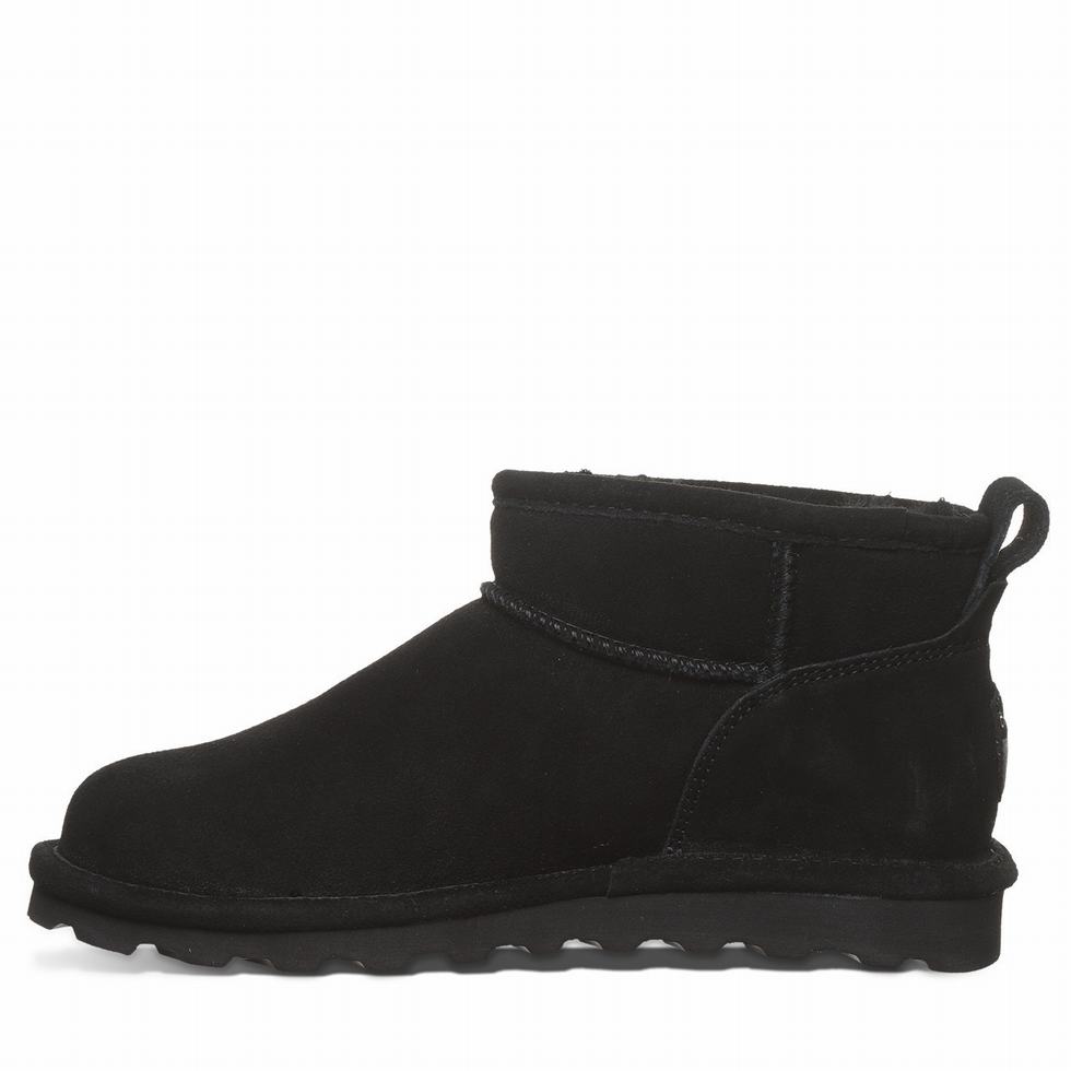 Women Bearpaw Shorty Booties Black | TMY7377WJ