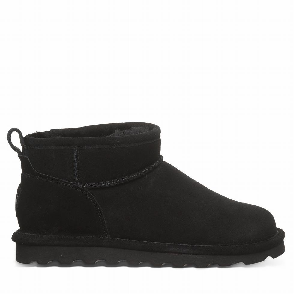 Women Bearpaw Shorty Booties Black | TMY7377WJ