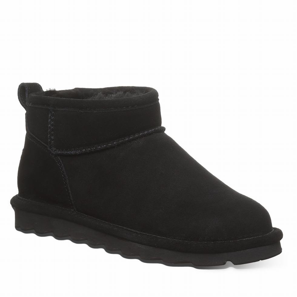 Women Bearpaw Shorty Booties Black | TMY7377WJ