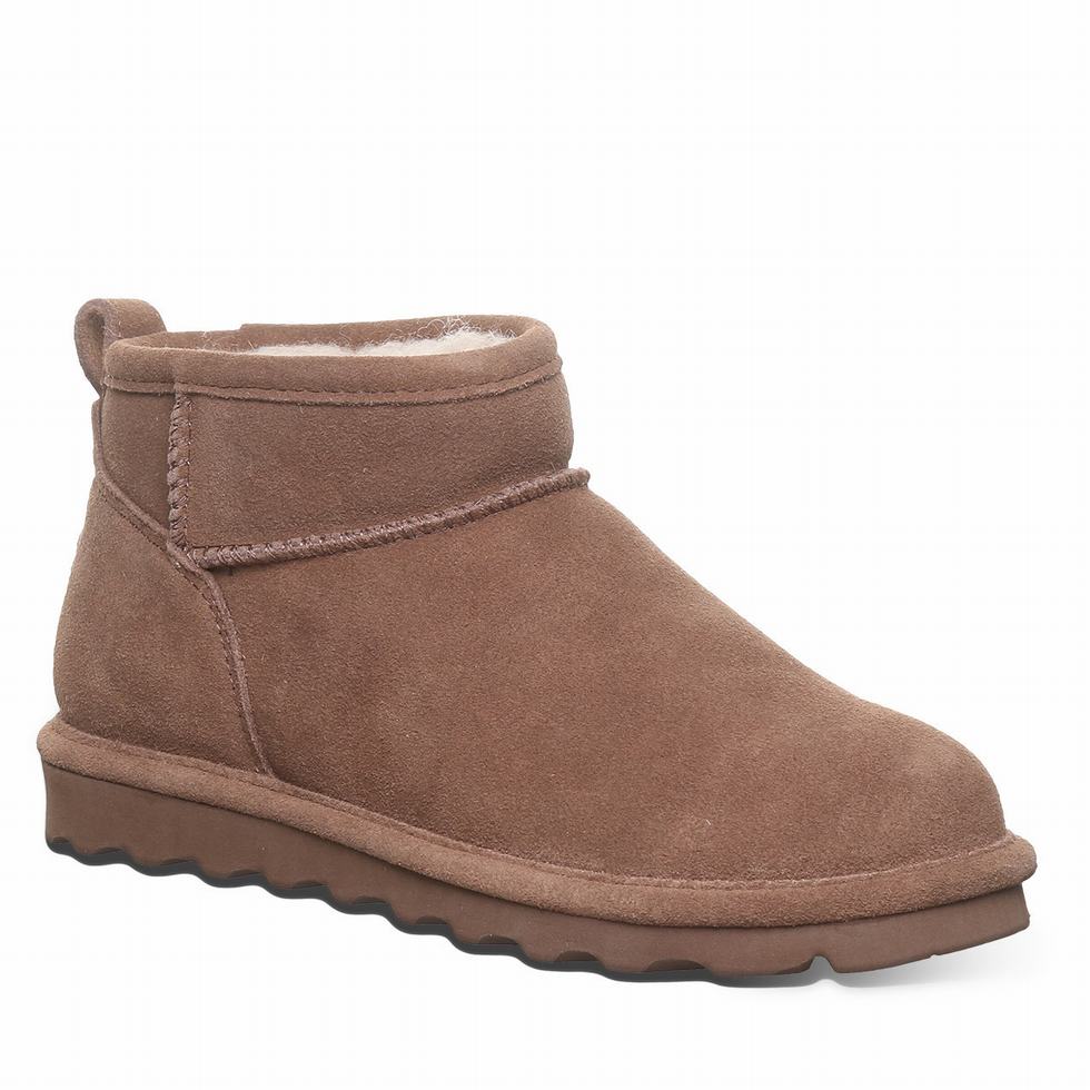 Women Bearpaw Shorty Booties Brown | JYO976KP