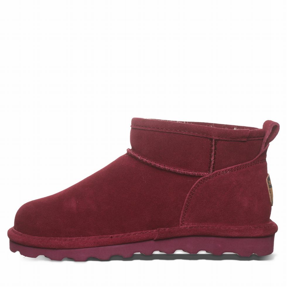 Women Bearpaw Shorty Booties Red | EYE6824WV