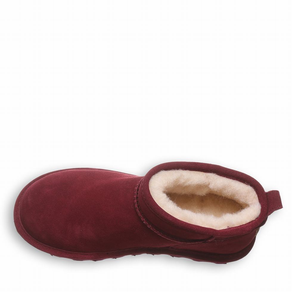 Women Bearpaw Shorty Booties Red | EYE6824WV