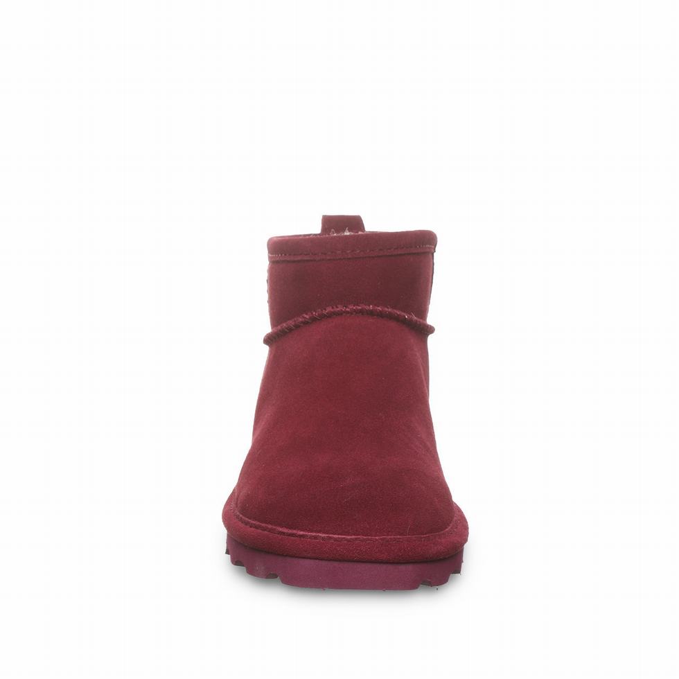 Women Bearpaw Shorty Booties Red | EYE6824WV