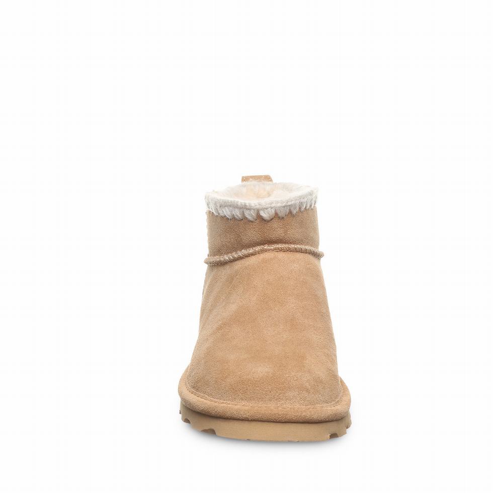 Women Bearpaw Shorty Crochet Boots Brown | CKE6579CS