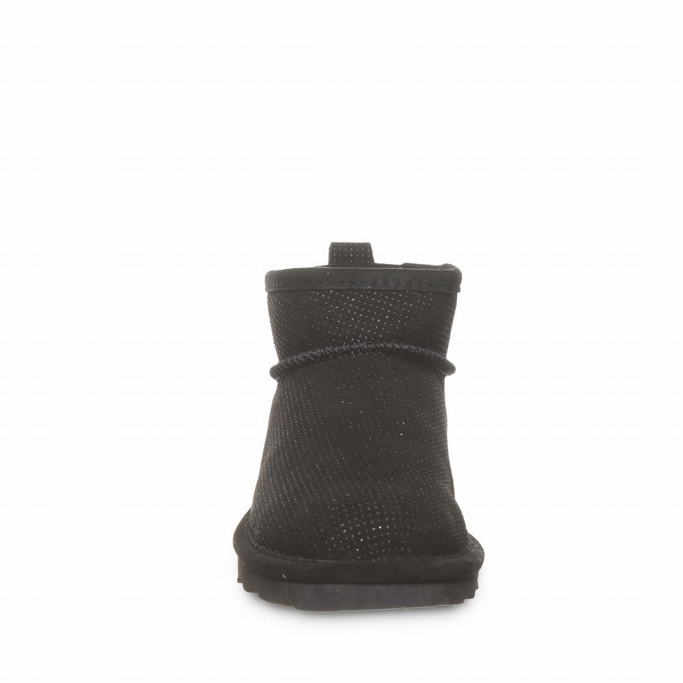 Women Bearpaw Shorty Exotic Boots Black | DNK66BA