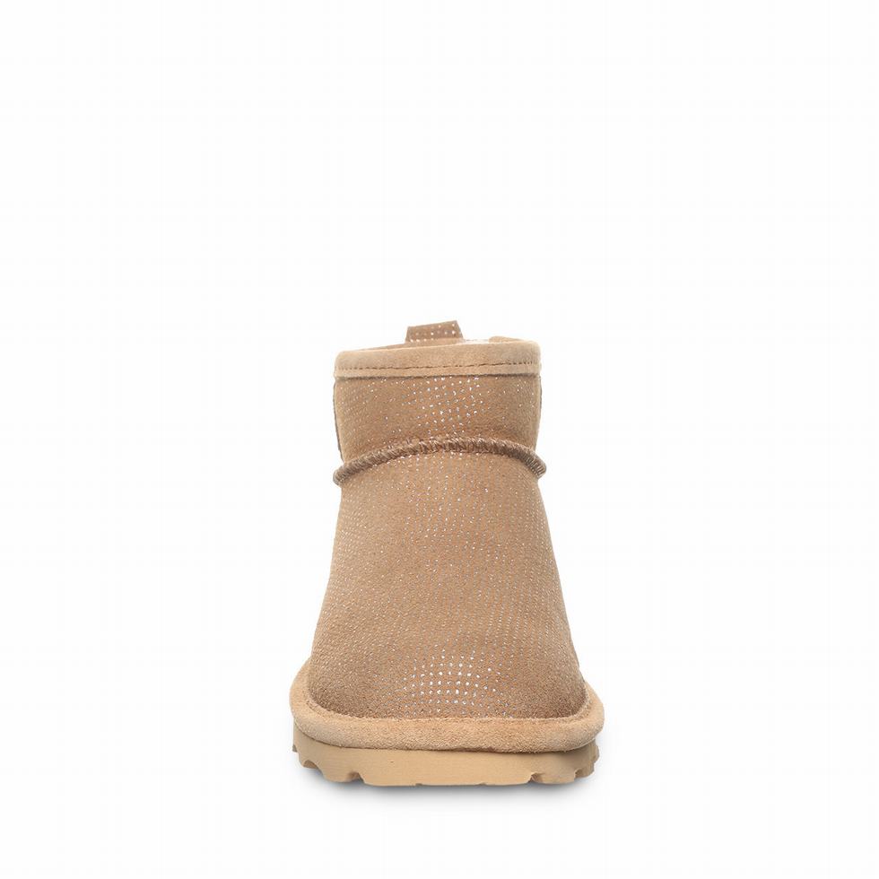 Women Bearpaw Shorty Exotic Boots Brown | AIJ1534SU