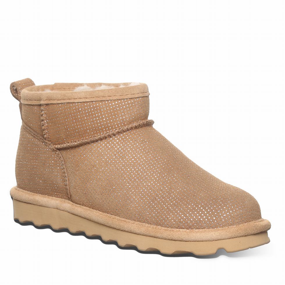 Women Bearpaw Shorty Exotic Boots Brown | AIJ1534SU