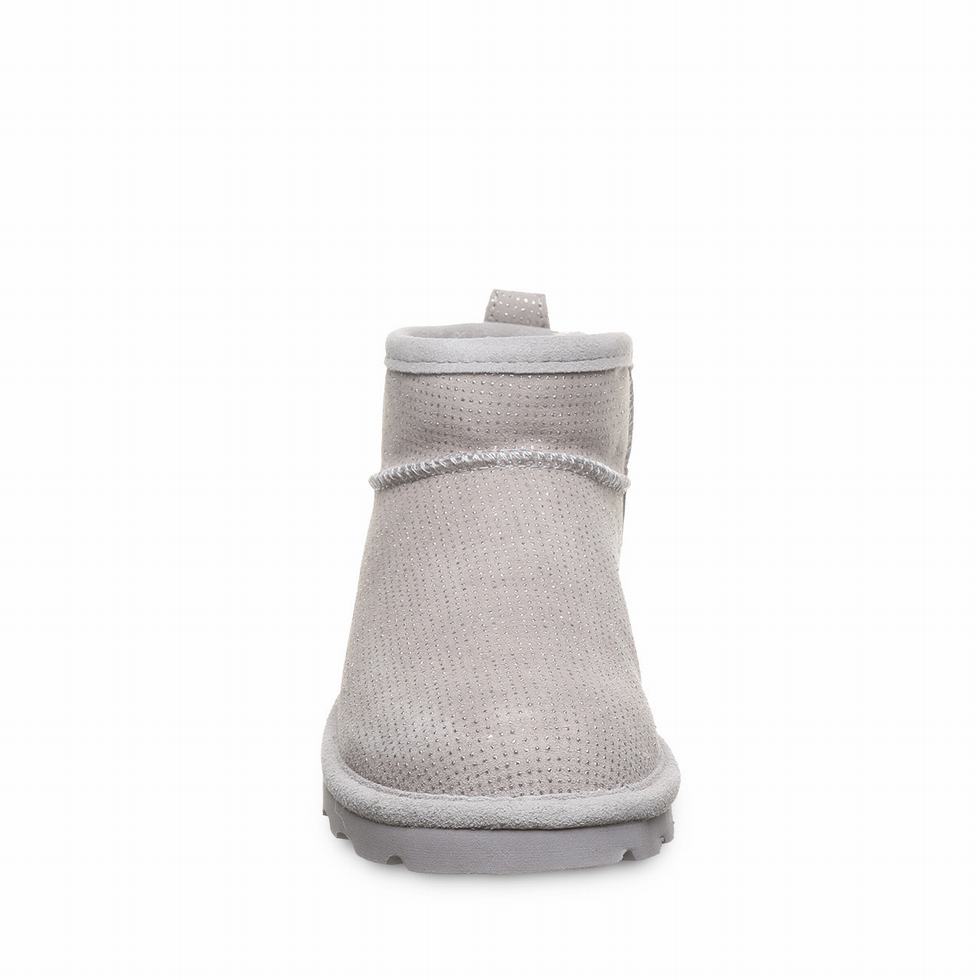 Women Bearpaw Shorty Exotic Boots Grey | TLP8021WU