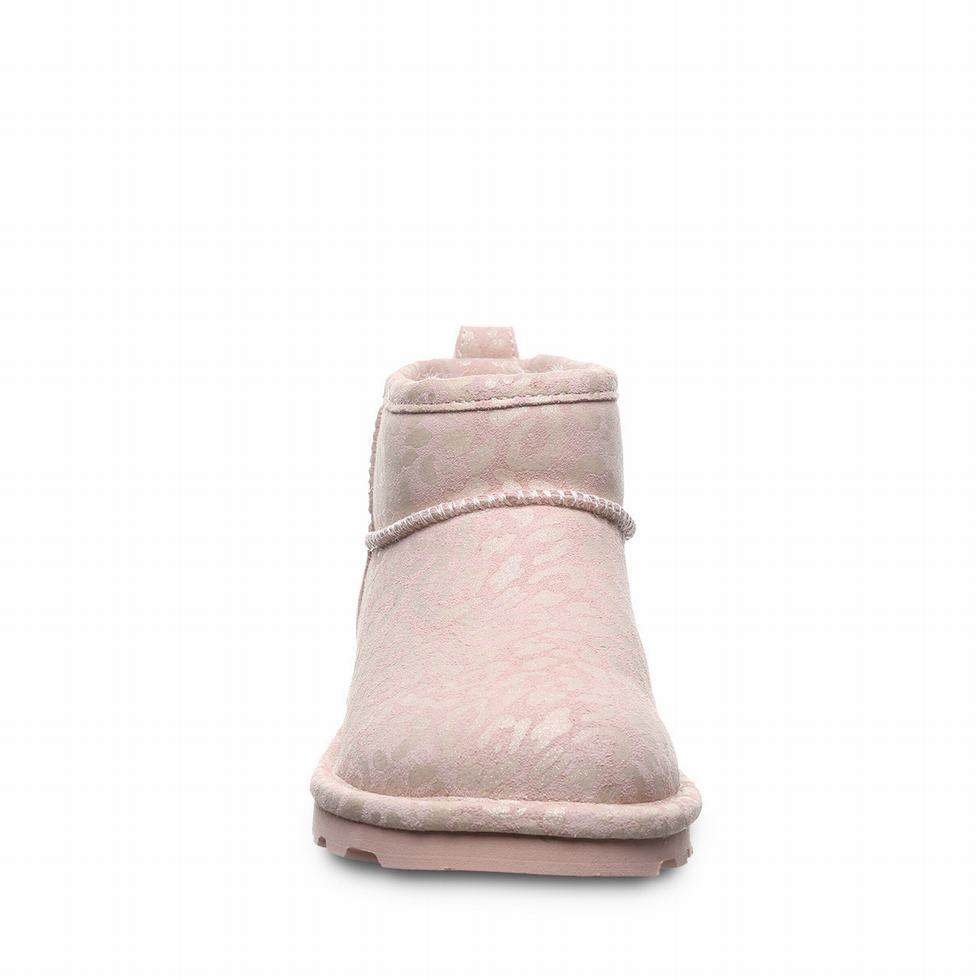 Women Bearpaw Shorty Exotic Boots Pink | YID4581WU