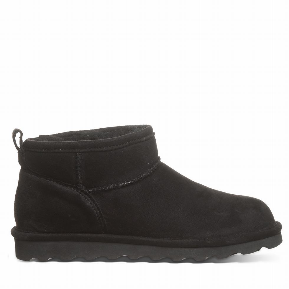 Women Bearpaw Shorty Vegan Boots Black | XAY5669BA