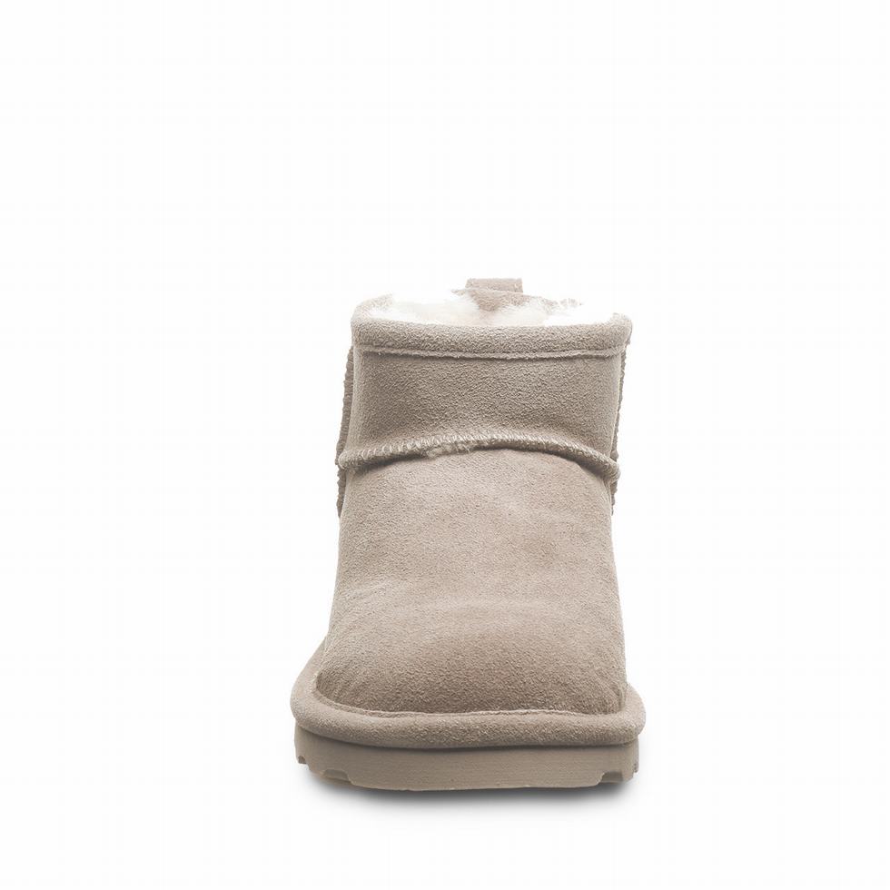 Women Bearpaw Shorty Wide Boots Brown | UWG3461IX