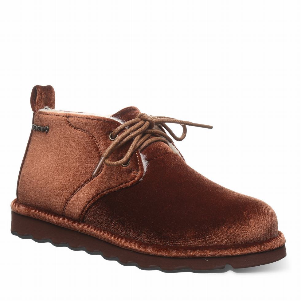 Women Bearpaw Skye Chukka Boots Brown | MEZ1394LG