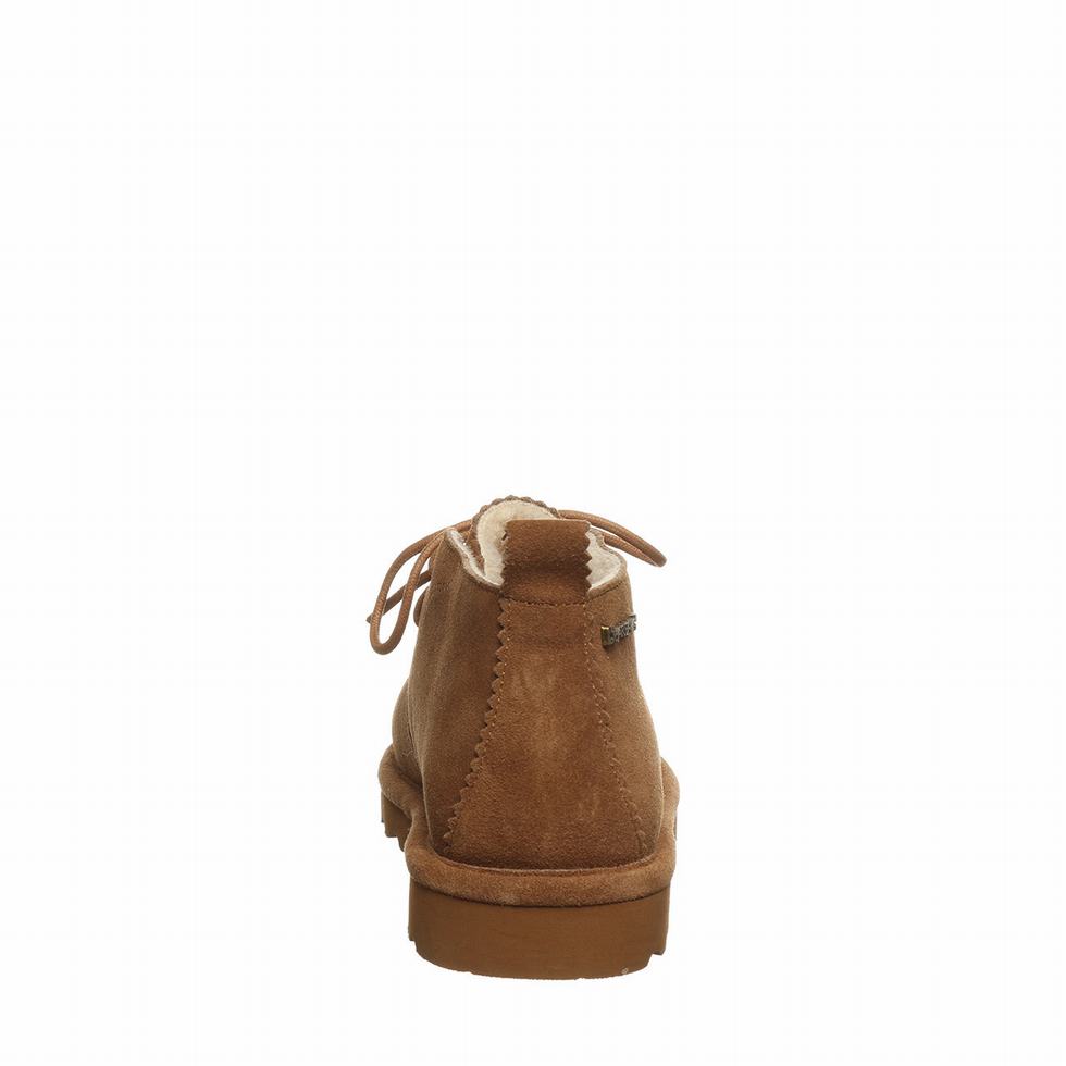 Women Bearpaw Skye Wide Chukka Boots Brown | YPI3782JB