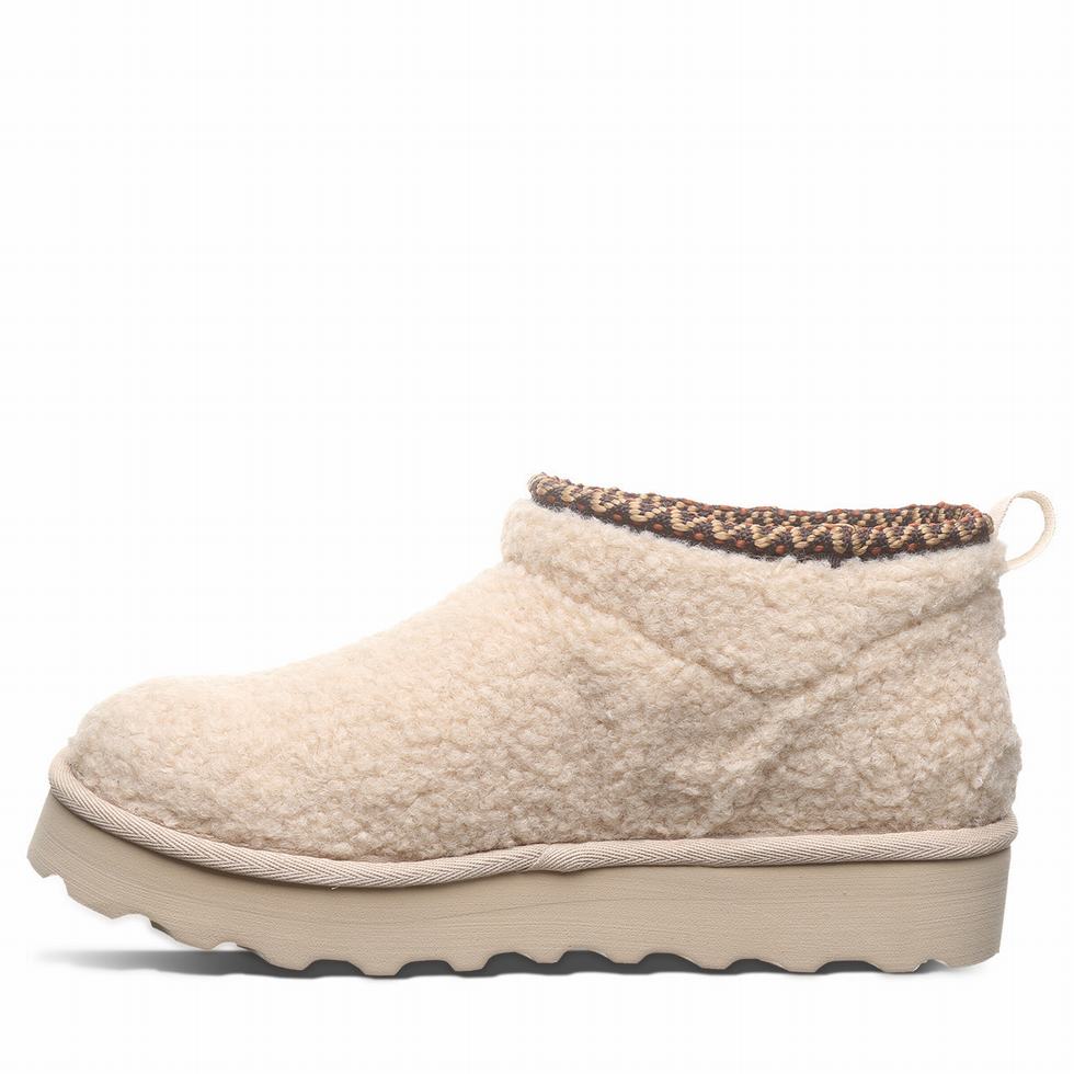 Women Bearpaw Snuggle Daphne Deco Boots Beige | KAD7720RI