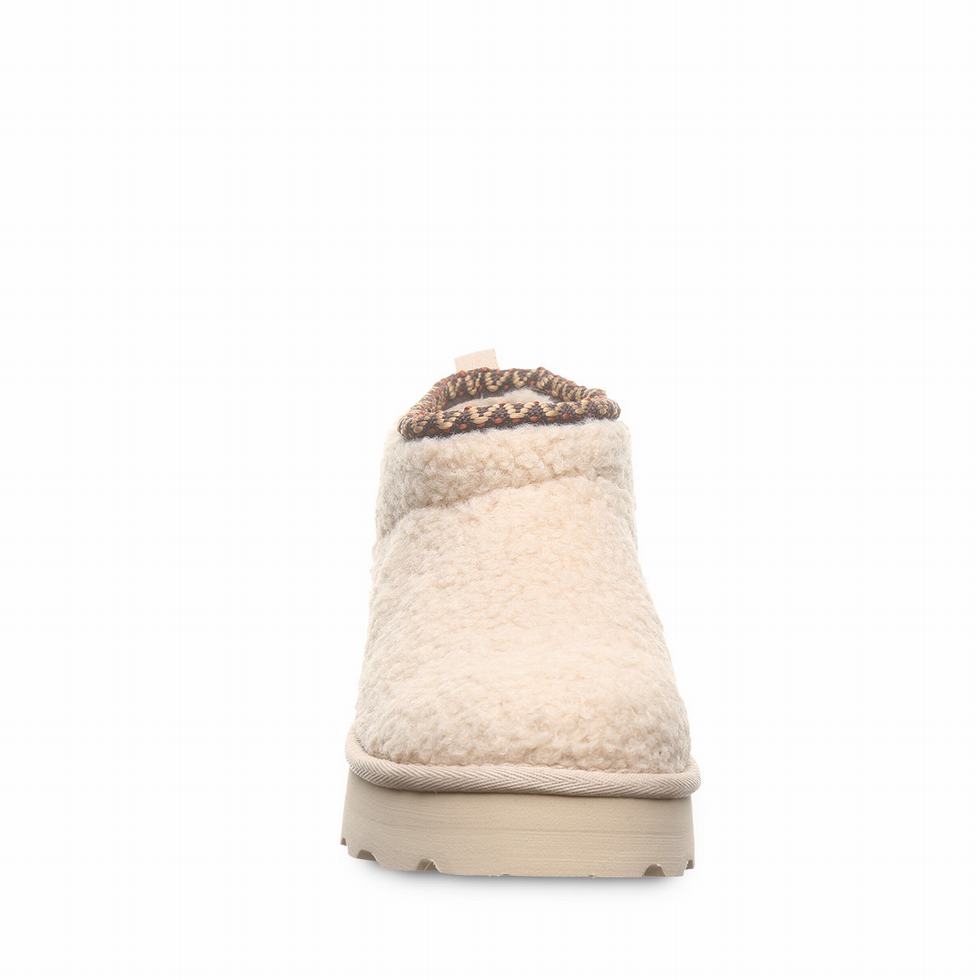 Women Bearpaw Snuggle Daphne Deco Boots Beige | KAD7720RI