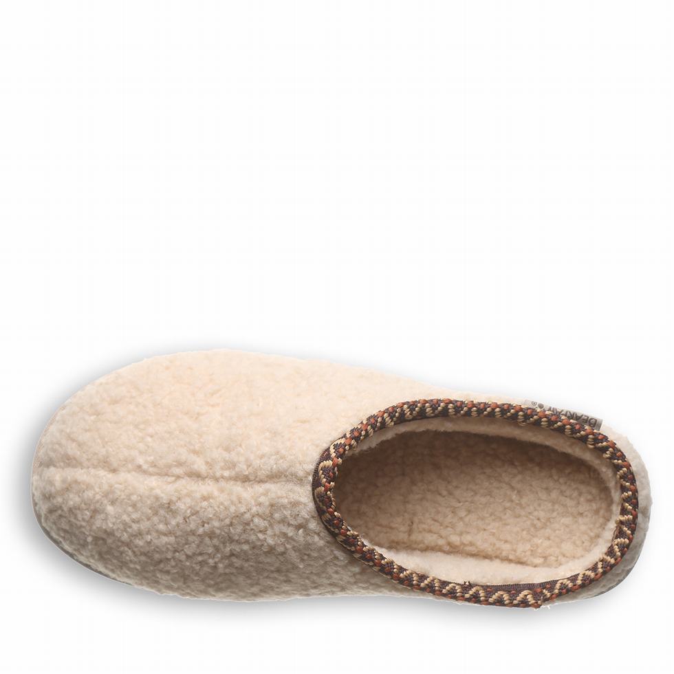 Women Bearpaw Snuggle Martis Slippers Beige | TMI284EN