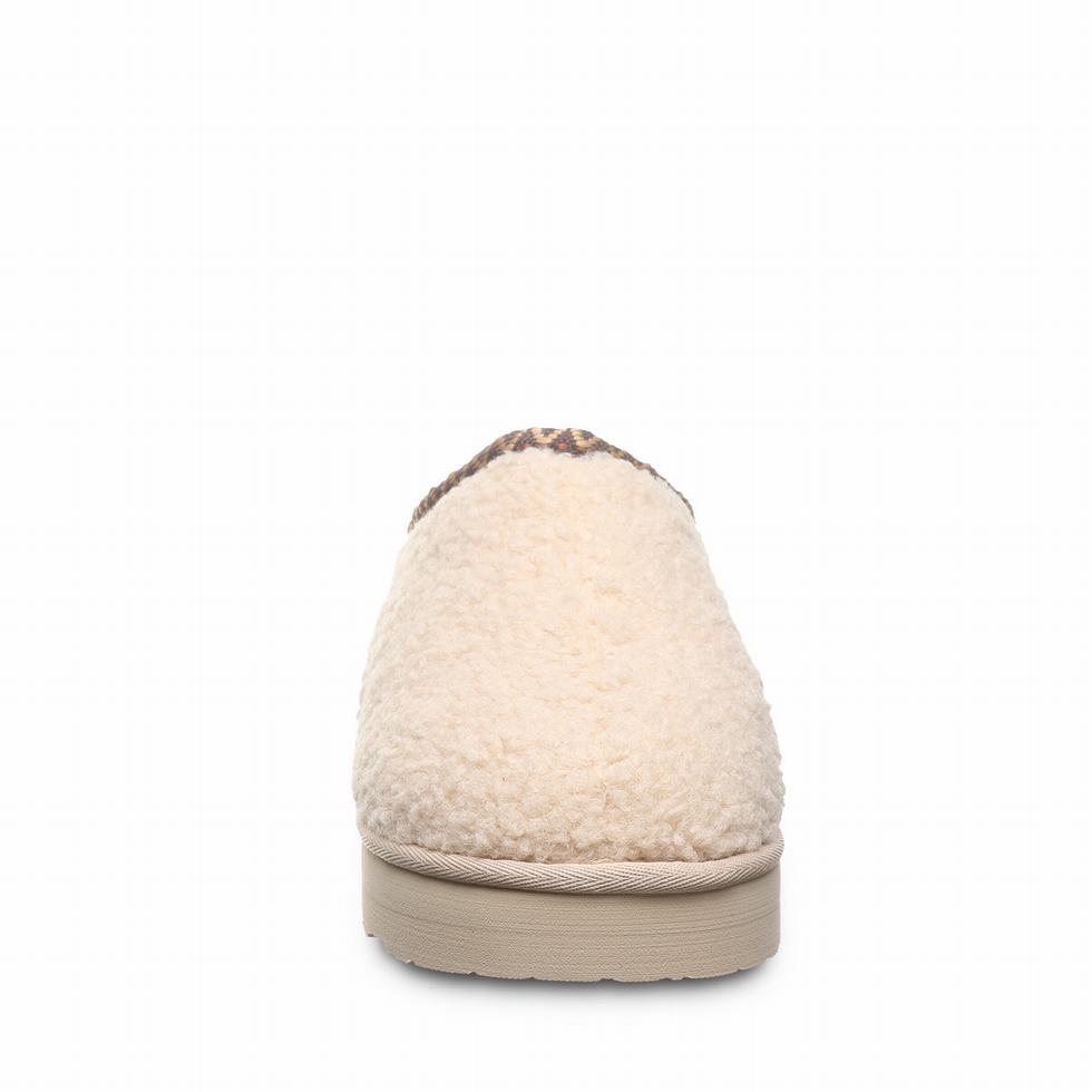 Women Bearpaw Snuggle Martis Slippers Beige | TMI284EN