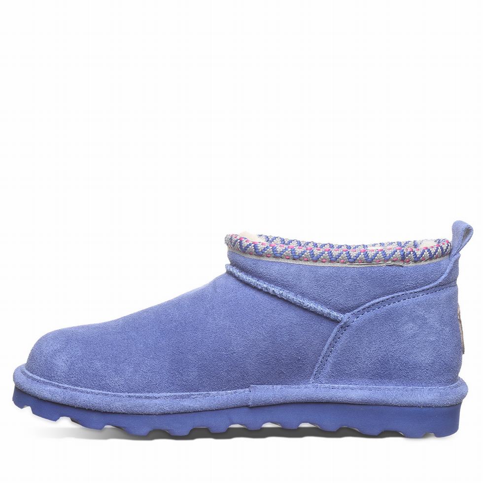 Women Bearpaw Super Shorty Deco Boots Blue | BAY9883PL