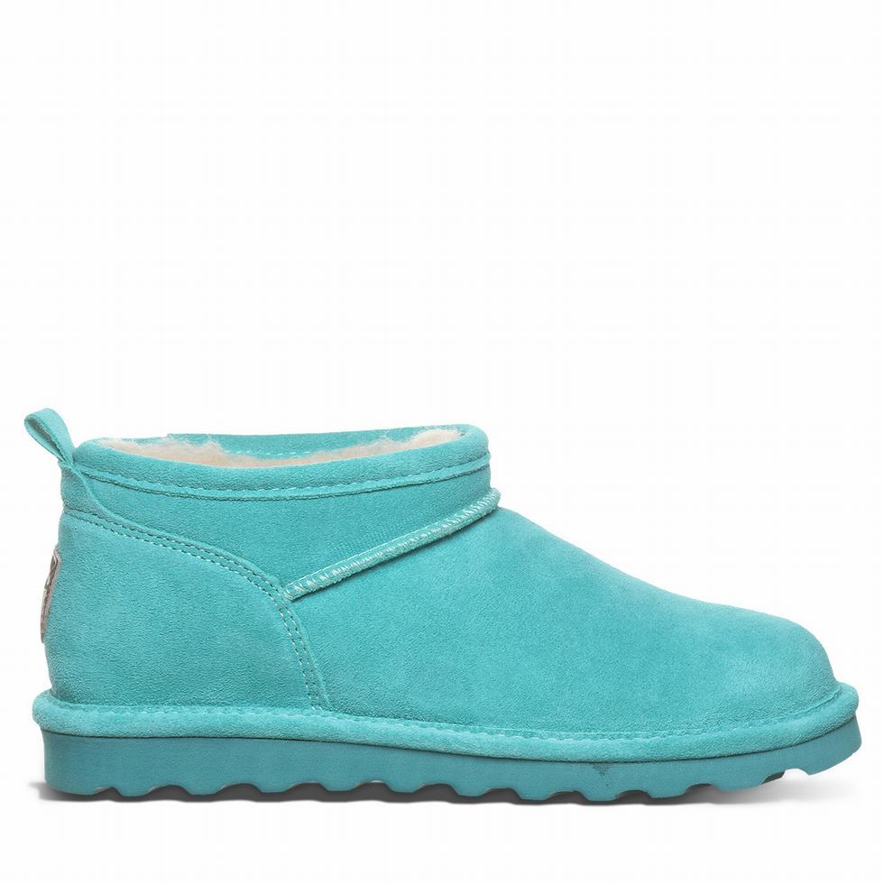 Women Bearpaw Super Shorty Snow Boots Blue | ANN6358YA