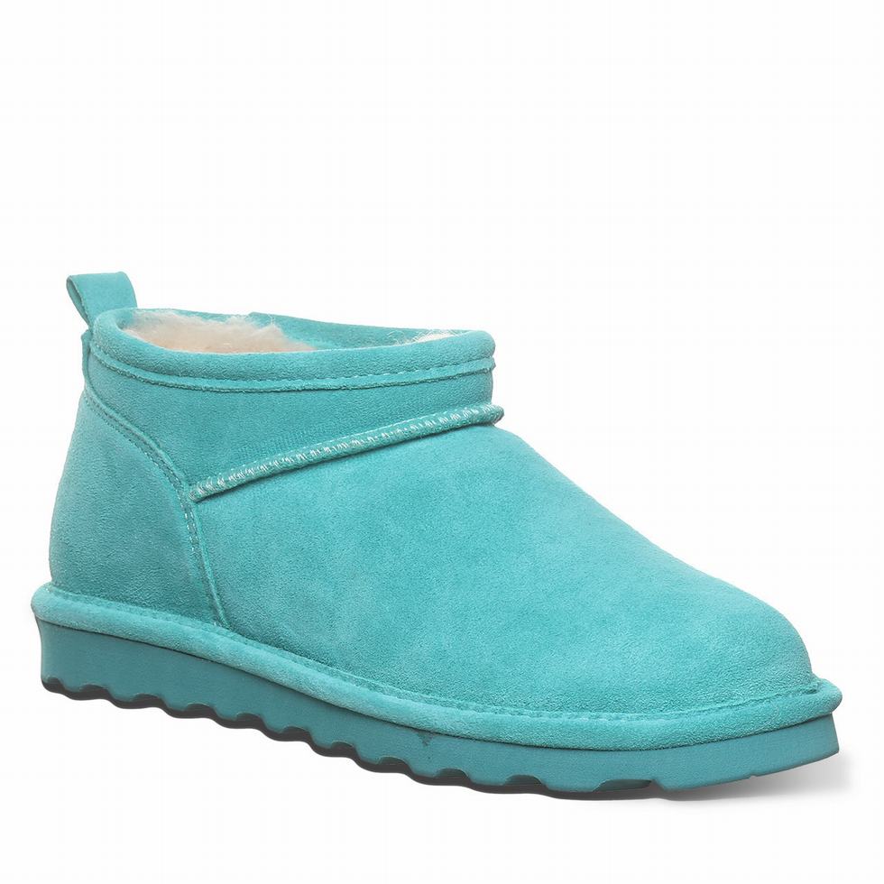 Women Bearpaw Super Shorty Snow Boots Blue | ANN6358YA