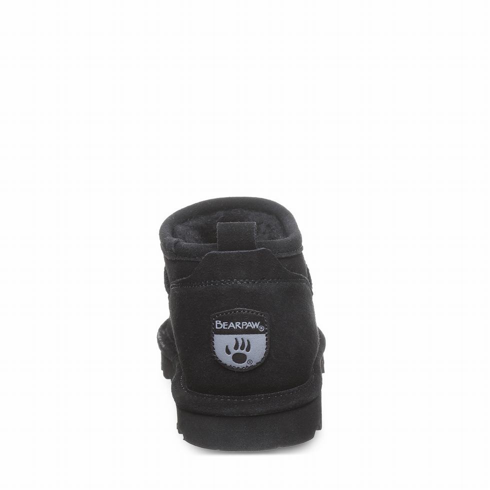 Women Bearpaw Super Shorty Snow Boots Black | JFV9247QP