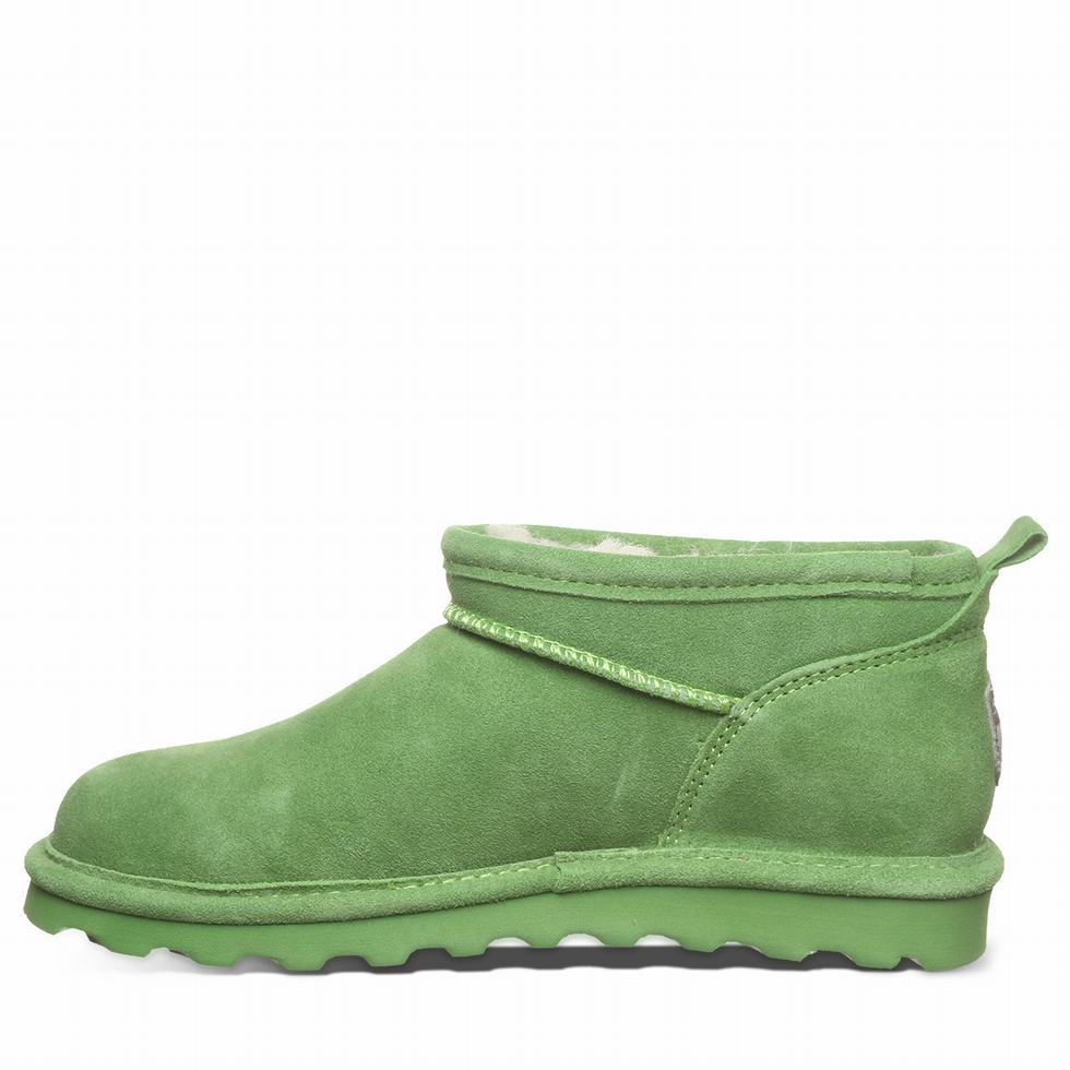 Women Bearpaw Super Shorty Snow Boots Green | COB4710AV