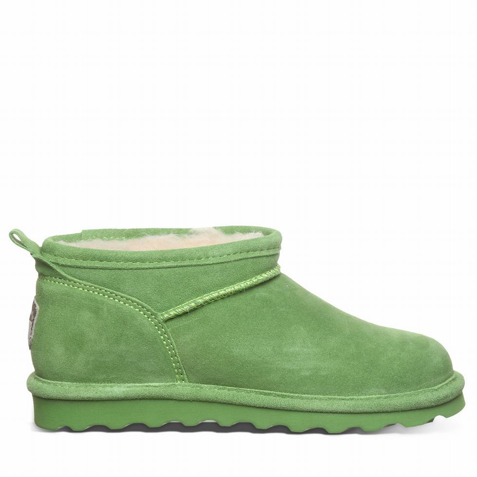 Women Bearpaw Super Shorty Snow Boots Green | COB4710AV