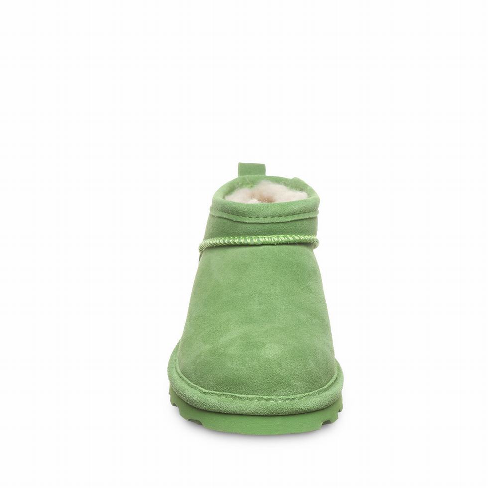 Women Bearpaw Super Shorty Snow Boots Green | COB4710AV