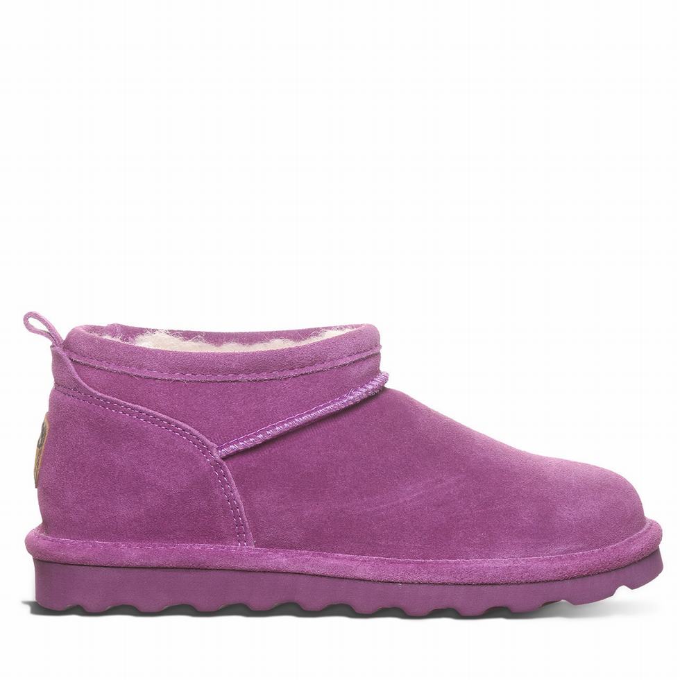 Women Bearpaw Super Shorty Snow Boots Purple | EMZ5547CQ