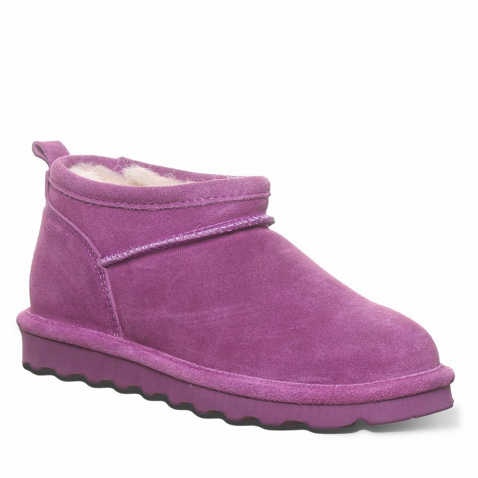 Women Bearpaw Super Shorty Snow Boots Purple | EMZ5547CQ