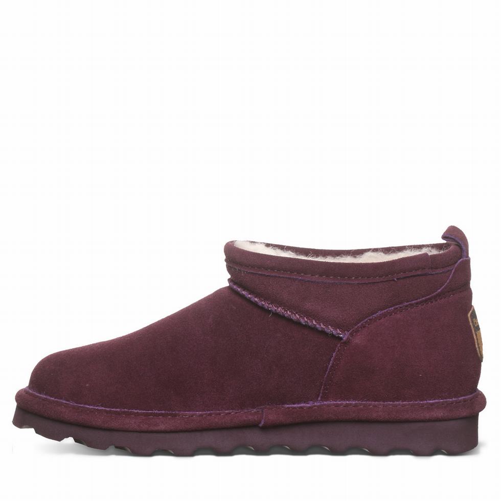 Women Bearpaw Super Shorty Snow Boots Purple | ZYE8959OK