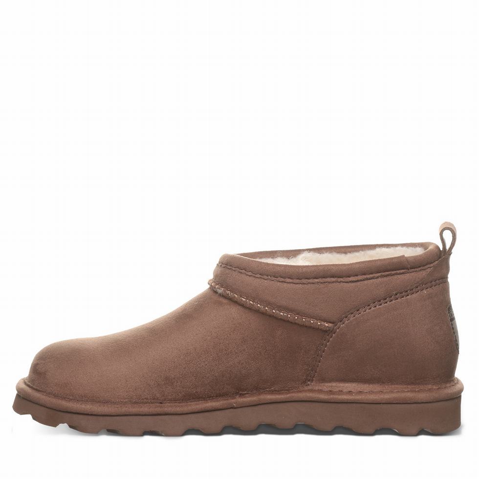 Women Bearpaw Super Shorty Vegan Boots Brown | RMN7245NB