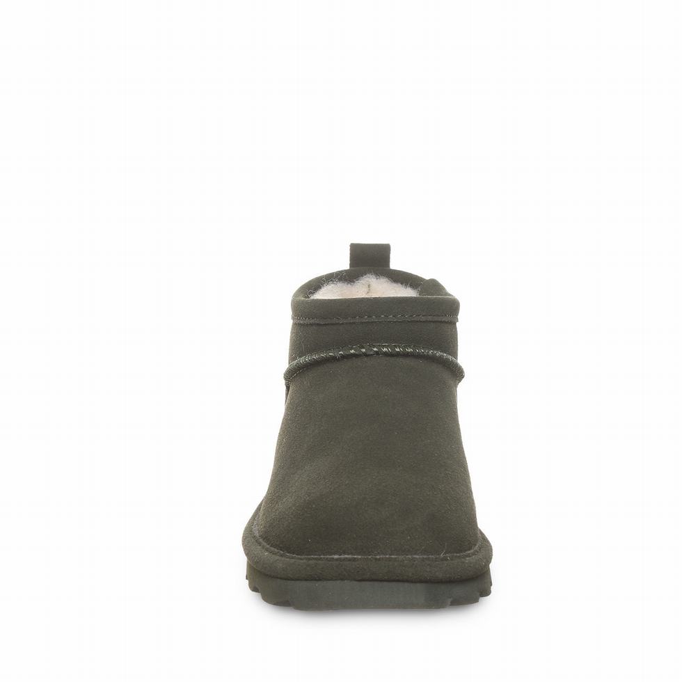 Women Bearpaw Super Shorty Wide Boots Green | AMW3968TY