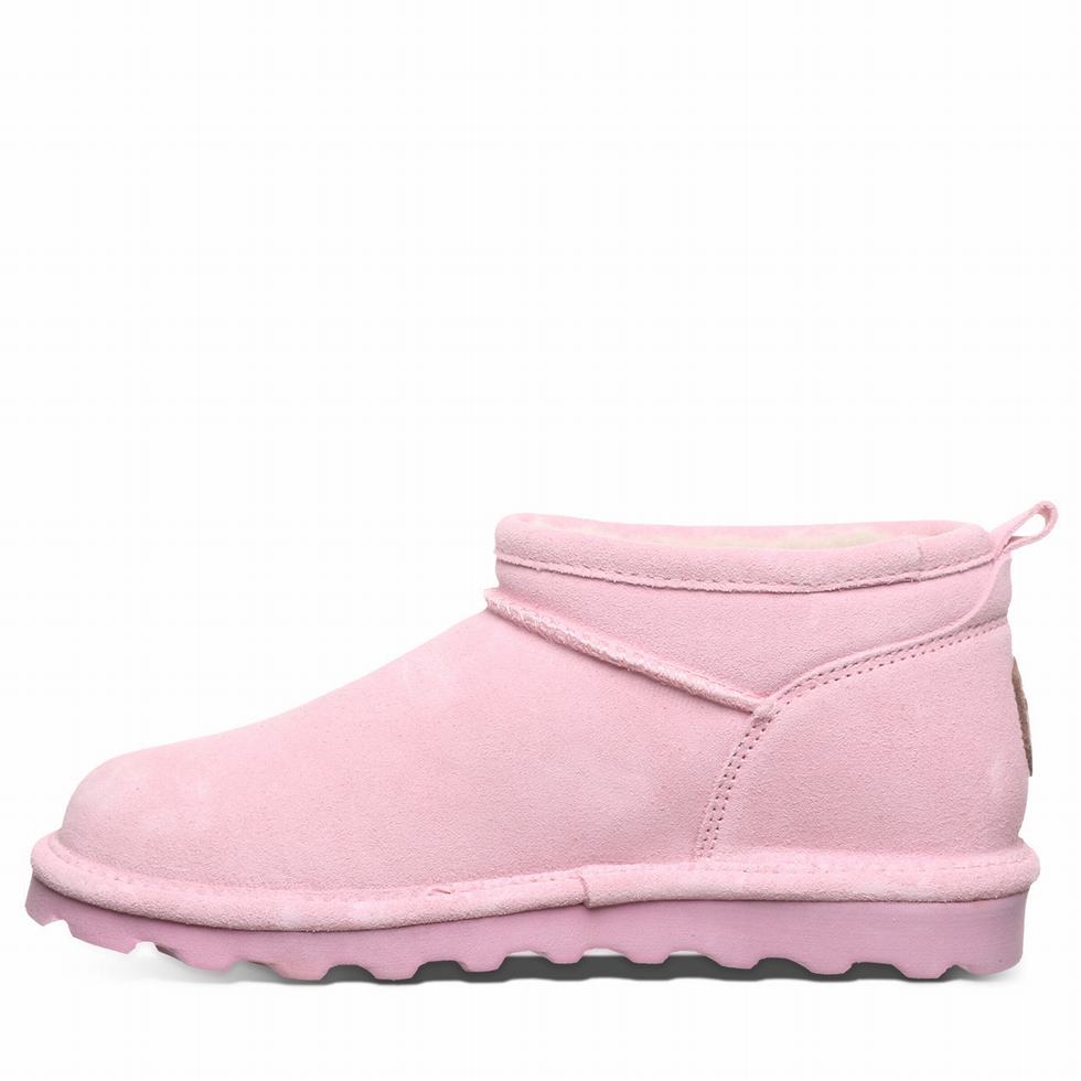 Women Bearpaw Super Shorty Wide Boots Pink | WGH3661WV