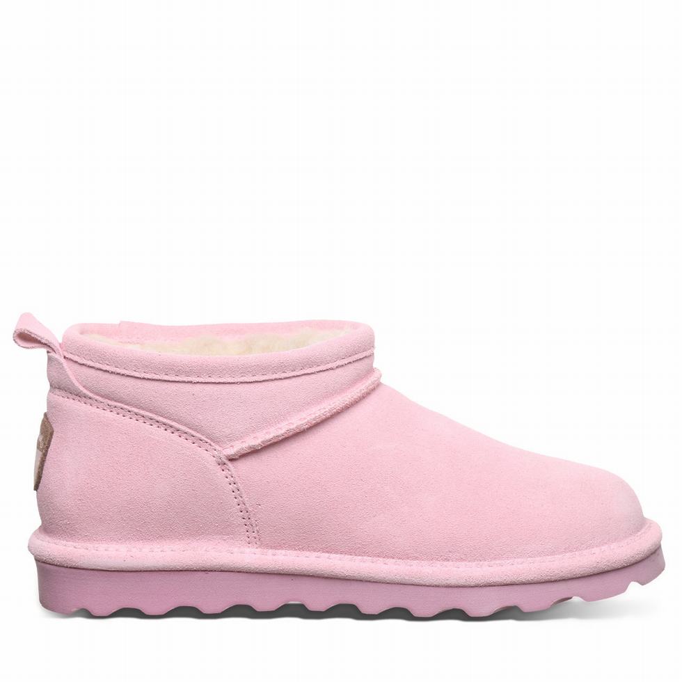 Women Bearpaw Super Shorty Wide Boots Pink | WGH3661WV