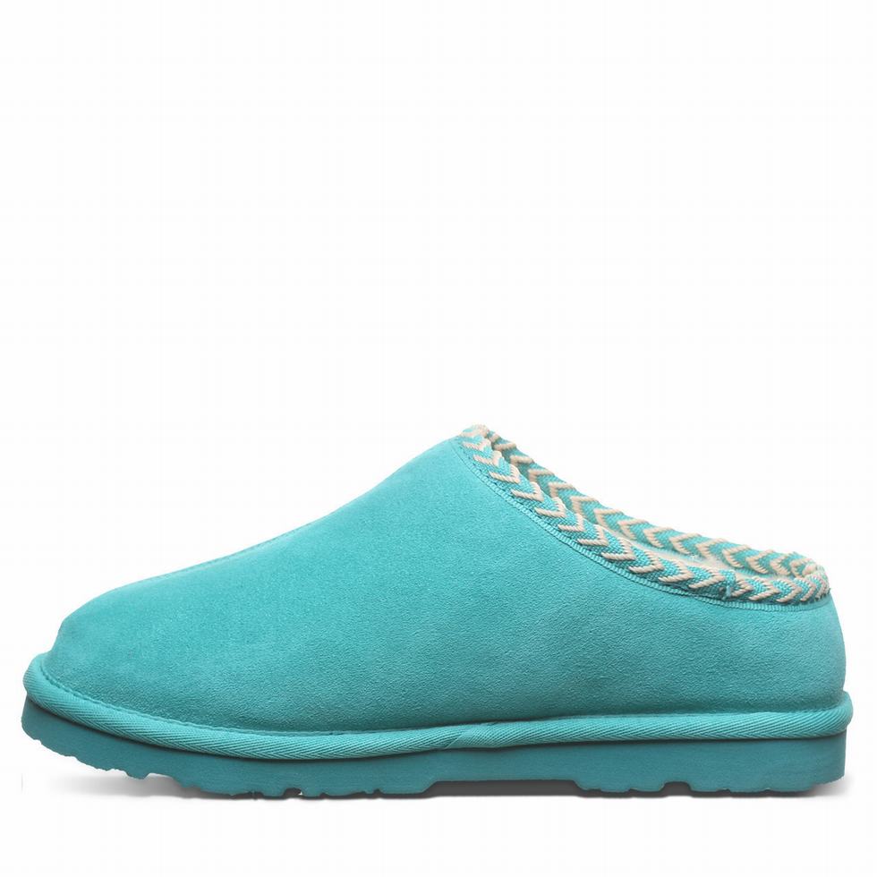 Women Bearpaw Tabitha Slippers Blue | ATC8382QO