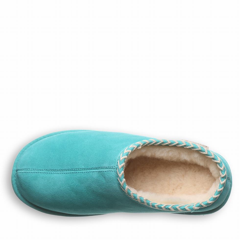 Women Bearpaw Tabitha Slippers Blue | ATC8382QO